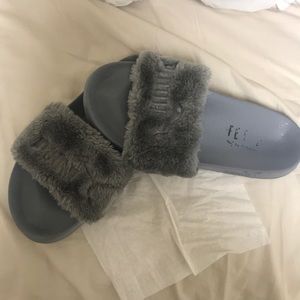 Grey Fenty Pumas